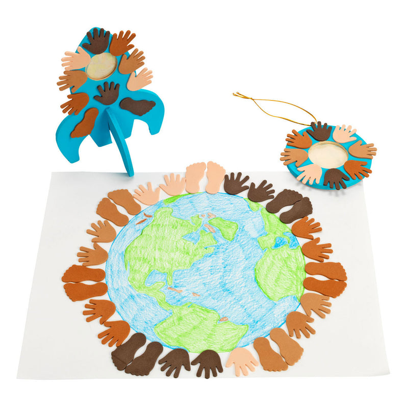 Load image into Gallery viewer, Colorations - colours like me handen en voeten foamstickers, 200st.
