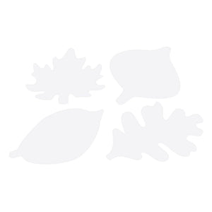 Colorations - jumbo knutsel bladeren karton, 24 stuks