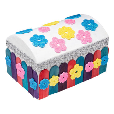 Colorations - foamstickers glitter bloemen, 120st.