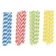 Colorations - gekleurde knutselrietjes, 100st. (4 kleuren)
