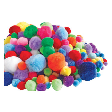 Colorations - pom poms divers, 300st.