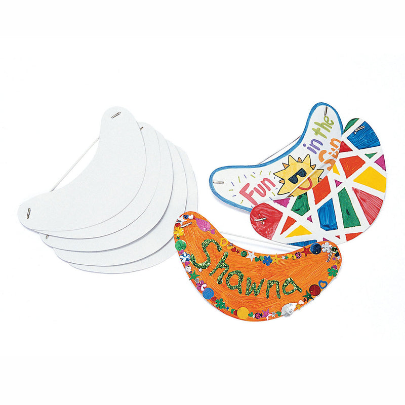 Load image into Gallery viewer, Colorations - maak en versier je eigen zonneklep wit, set van 24
