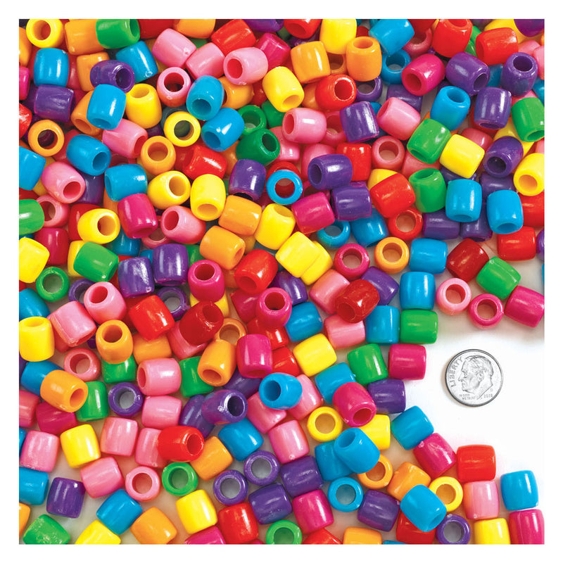 Load image into Gallery viewer, Colorations - gekleurde grote rijgkralen in emmer, 680 gram
