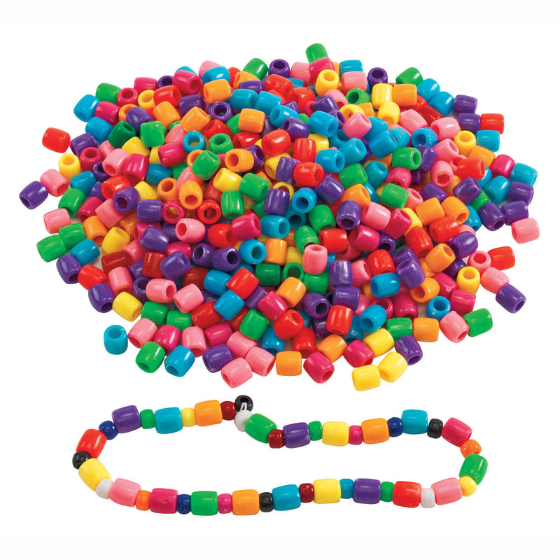 Load image into Gallery viewer, Colorations - gekleurde grote rijgkralen in emmer, 680 gram
