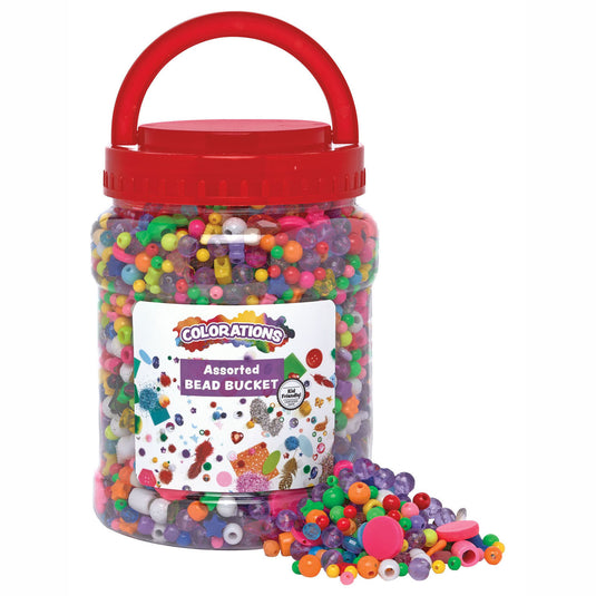 Colorations - rijgkralen variatie in pot, 6000st.
