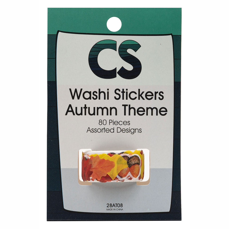 Load image into Gallery viewer, Colorations - washi stickers herfstthema op rol, 80st.

