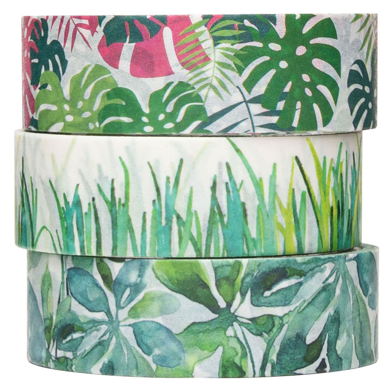 Load image into Gallery viewer, Colorations - washi tape planten 3 rollen, 5mtr.
