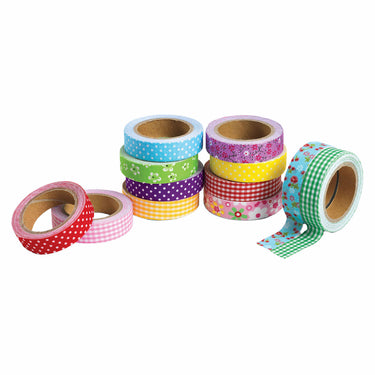 Colorations - tape stof en patronen, set van 12