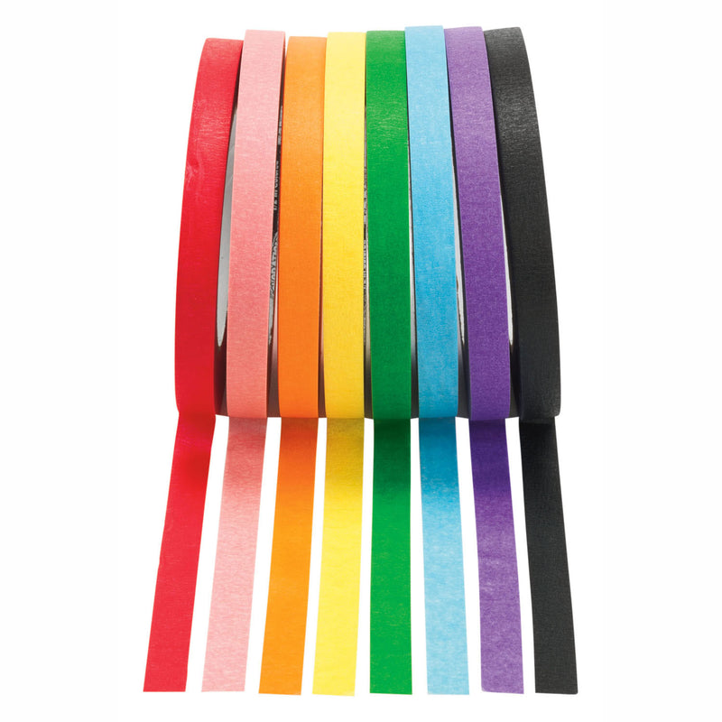 Load image into Gallery viewer, Colorations - afplaktape 8 kleuren - 55 meter per kleur
