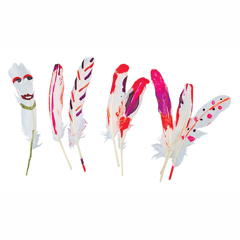 Load image into Gallery viewer, Colorations - natuurlijke witte veren, 48st.
