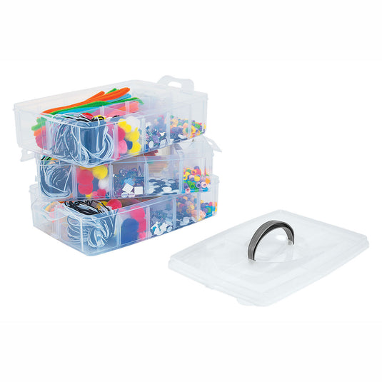 Colorations - opbergkoffer knutselmateriaal 3-laags