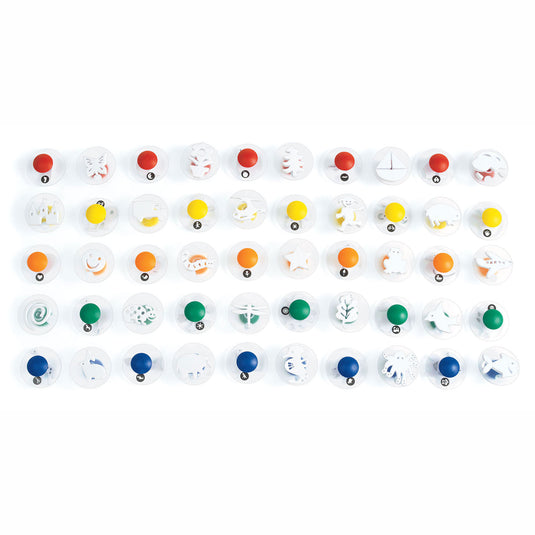 Colorations - gemakkelijke grip stempels megaset, 50st.