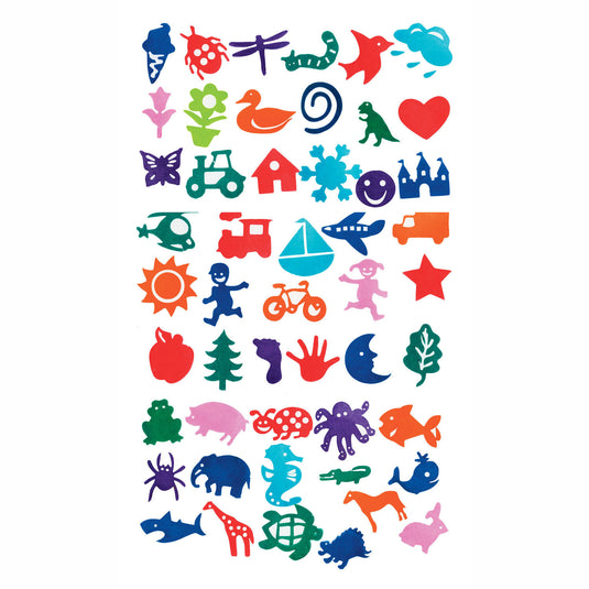 Colorations - gemakkelijke grip stempels megaset, 50st.