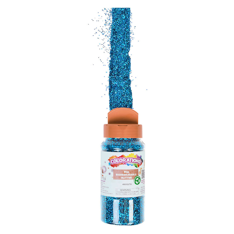 Load image into Gallery viewer, Colorations - biologische afbreekbare glitter - blauw, 113 gram
