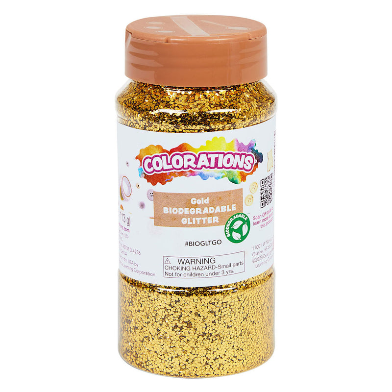 Load image into Gallery viewer, Colorations - biologische afbreekbare glitter - goud, 113 gram
