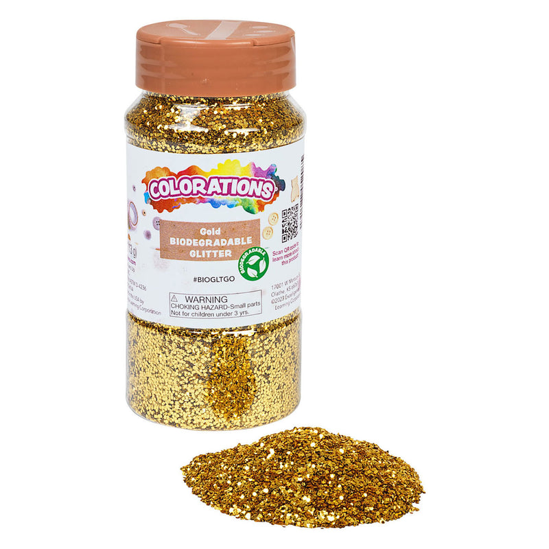 Load image into Gallery viewer, Colorations - biologische afbreekbare glitter - goud, 113 gram
