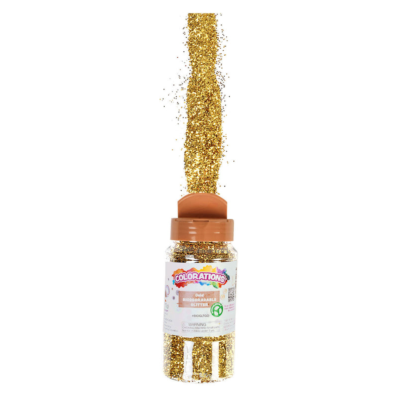 Load image into Gallery viewer, Colorations - biologische afbreekbare glitter - goud, 113 gram
