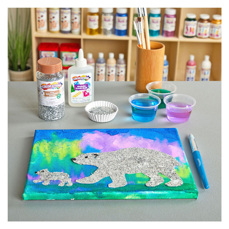 Load image into Gallery viewer, Colorations - biologische afbreekbare glitter - zilver, 113 gram
