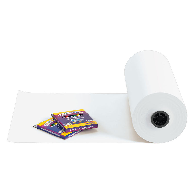 Load image into Gallery viewer, Colorations - rol papier wit, 305m
