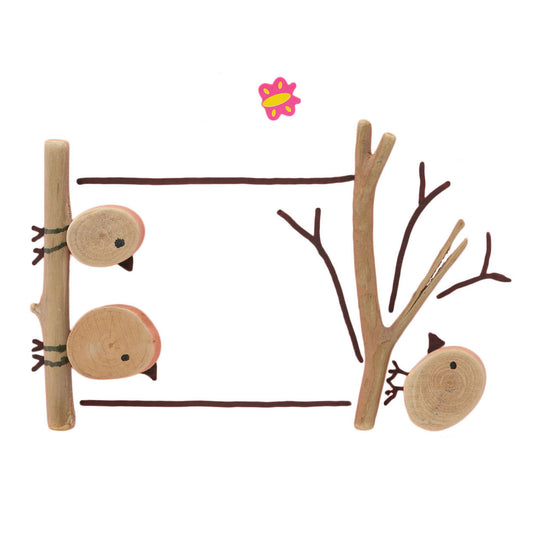 Colorations - houtschijfjes rond, 1kg