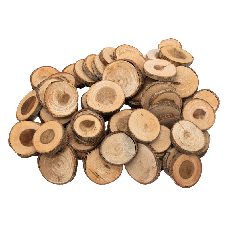 Load image into Gallery viewer, Colorations - onbewerkte houten schijfjes 3-5cm, 1kg
