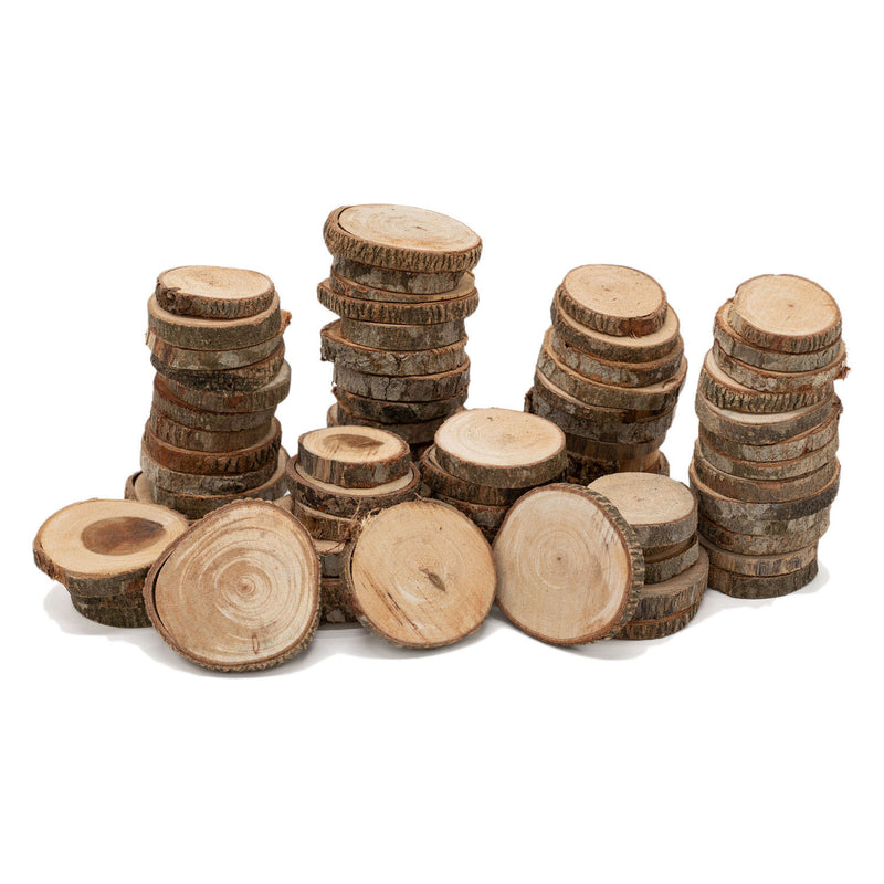 Load image into Gallery viewer, Colorations - onbewerkte houten schijfjes 3-5cm, 1kg
