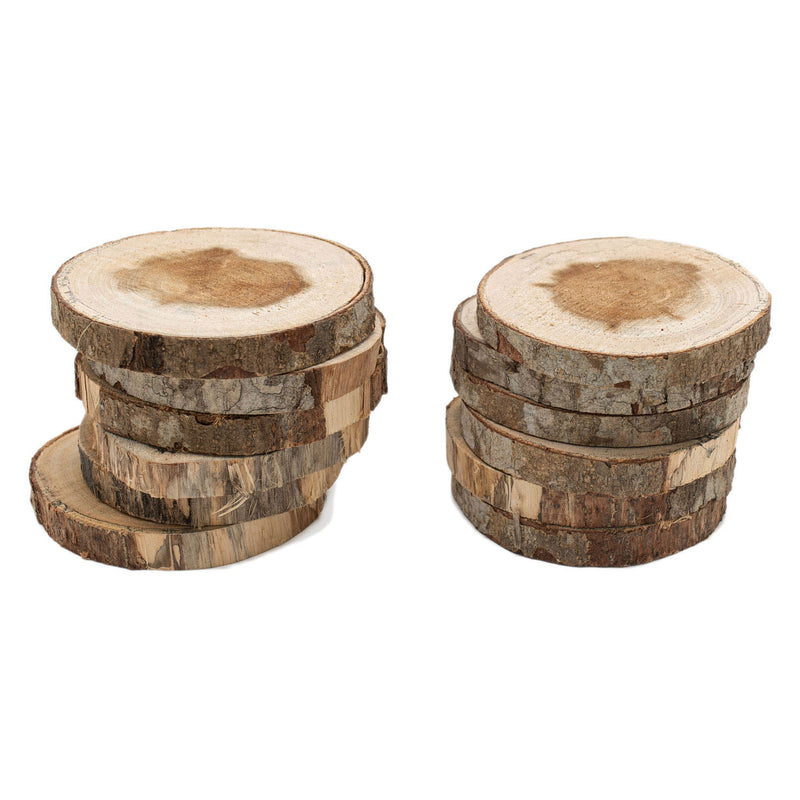 Load image into Gallery viewer, Colorations houten schijfjes knutselset 8-10cm 12 stuks creatief speelgoed.
