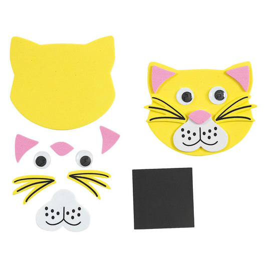 Colorations - foam dierengezichten maken knutselset, 36dlg.