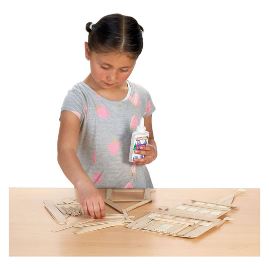 Colorations - houten knutselstokjes divers klaslokaalset, 1200st.