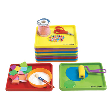 Colorations - knutsel dienblad, set van 12