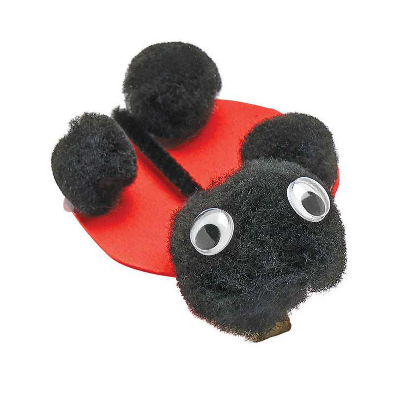 Load image into Gallery viewer, Colorations - pom poms zwart, 100st.
