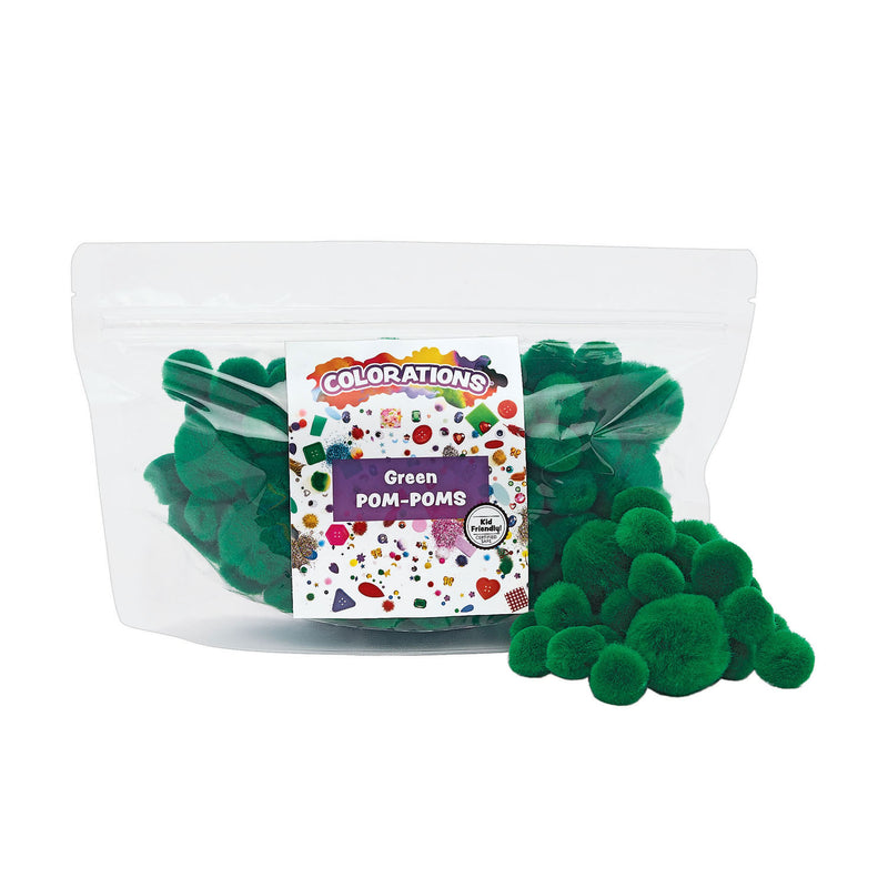 Load image into Gallery viewer, Colorations - pom poms groen, 100st.
