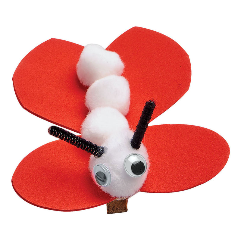 Load image into Gallery viewer, Colorations - pom poms wit, 100st.
