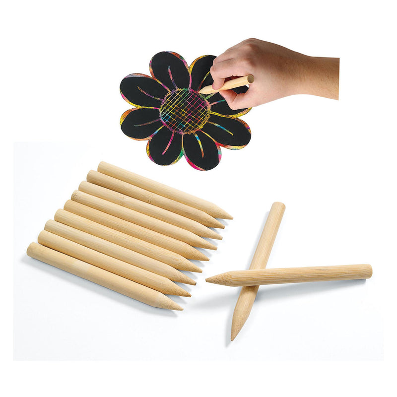 Load image into Gallery viewer, Colorations - houten kraspen, set van 48
