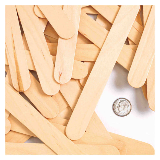 Colorations - grote houten knutselstokjes, set van 100