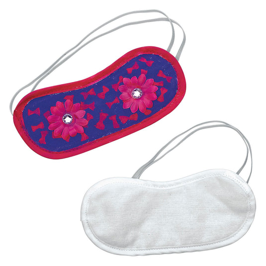 Colorations - versier je eigen slaapmasker, set van 12