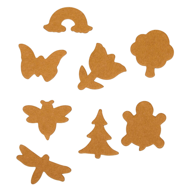 Load image into Gallery viewer, Colorations - papieren plakvormen natuurlijke tinten, 250st.
