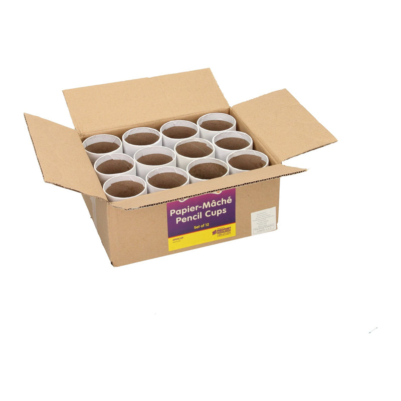 Load image into Gallery viewer, Colorations kartonnen pennenbakje om te versieren, 12st
