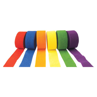 Colorations - crepepapier slingers set 1, set van 6
