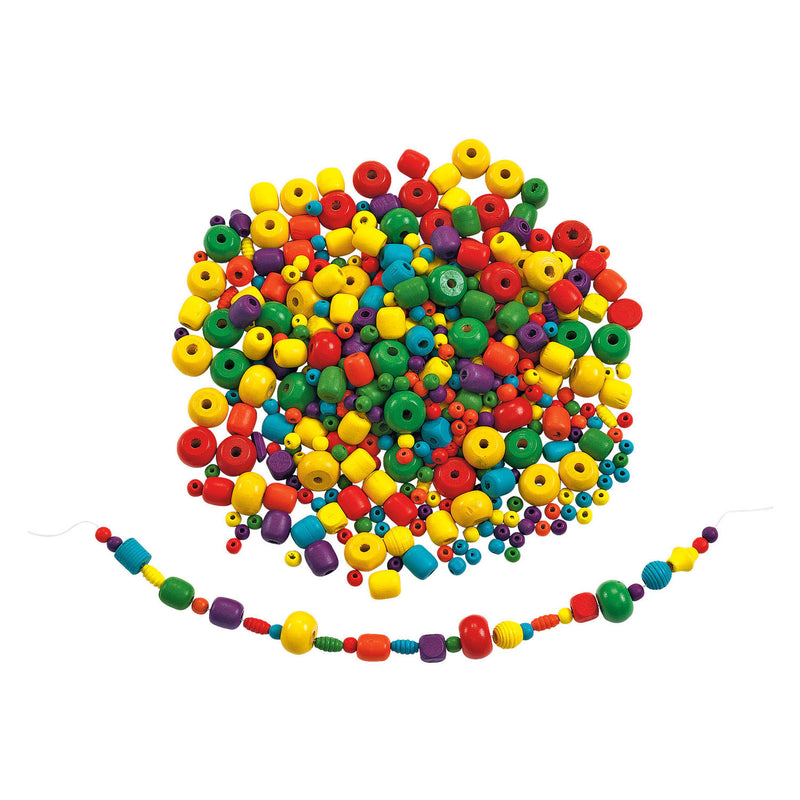 Load image into Gallery viewer, Colorations - heldere houten kralen, 450 gram
