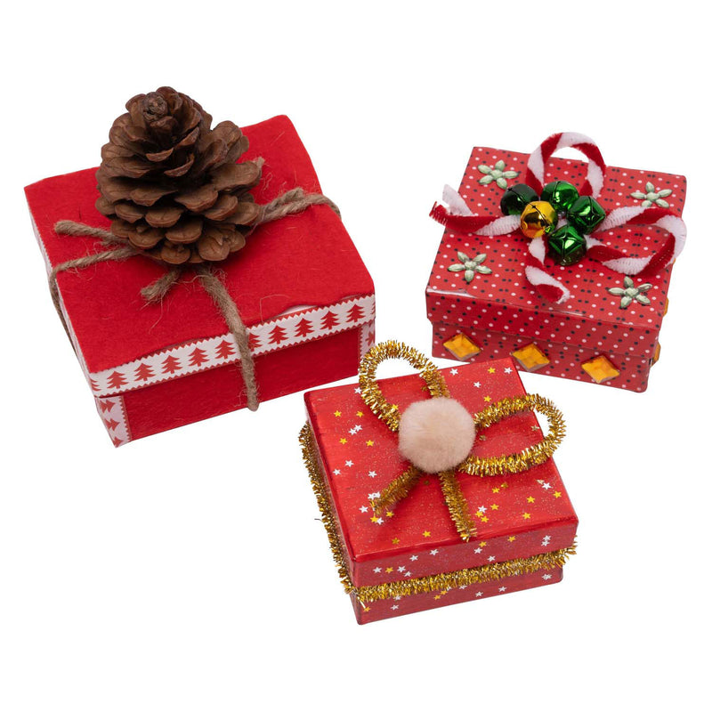 Load image into Gallery viewer, Colorations papier-mache knutseldozen vierkant wit 3 stuks.
