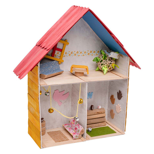 Colorations - papier-mache poppenhuis