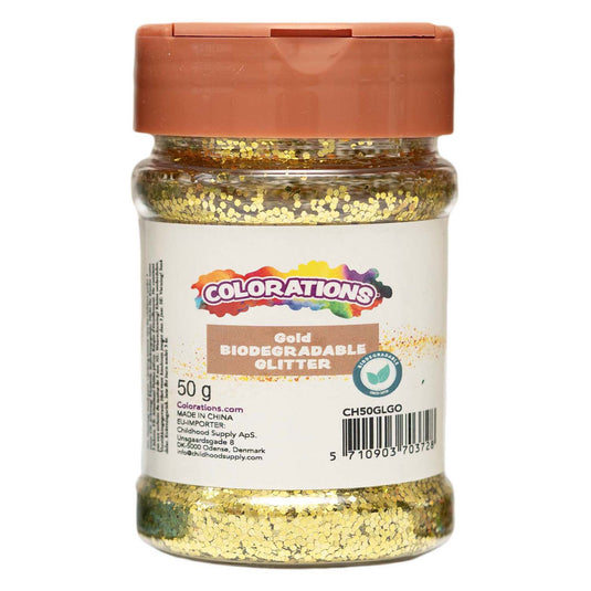 Colorations - biologisch afbreekbare glitter goud - 50g