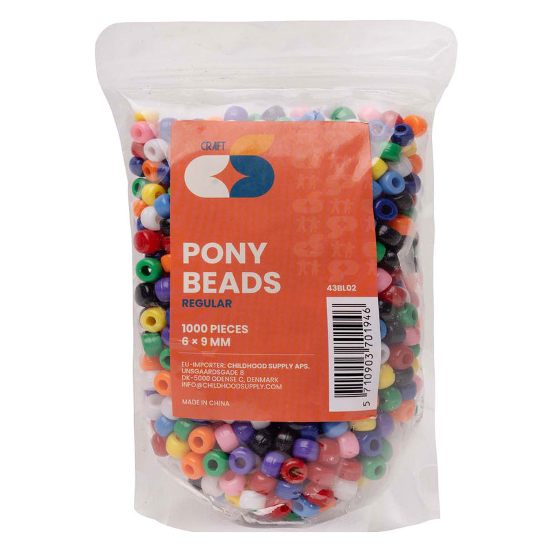 Load image into Gallery viewer, Colorations - pony kralen standaard 6x9 mm, 1000st.
