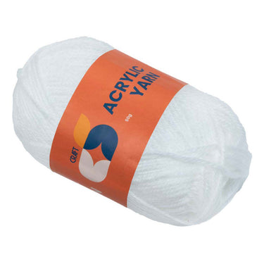 Colorations - acrylgaren wit, 50g
