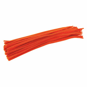 Colorations - oranje chenilledraad, 100st.