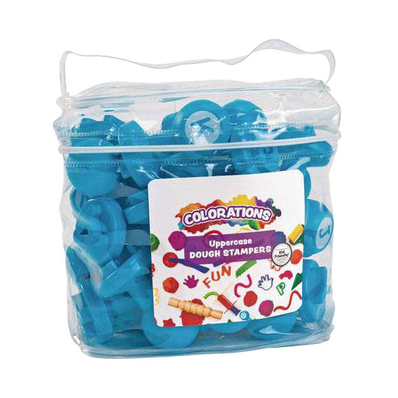 Load image into Gallery viewer, Colorations - hoofdletters klei stempels, 26dlg.
