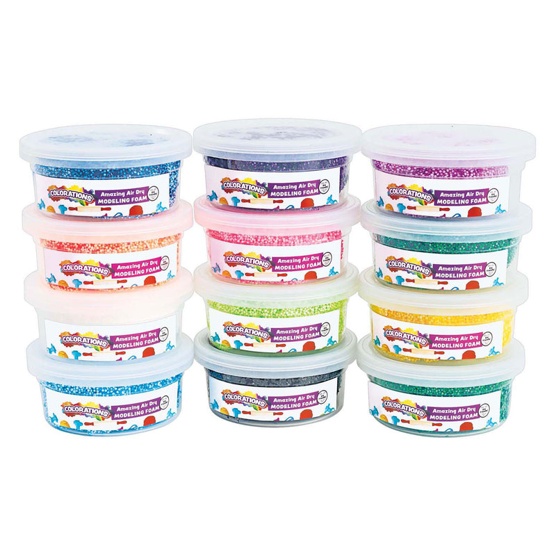 Load image into Gallery viewer, Colorations - gekleurde foam klei, 12st.
