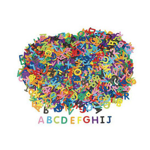 Colorations - kartonnen letters, 2600st.