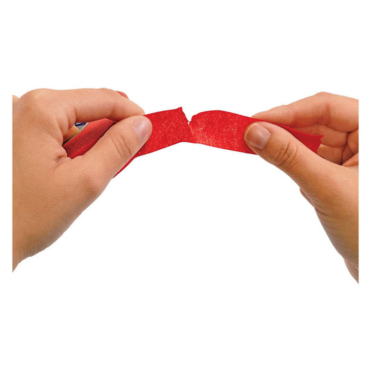 Colorations - afplaktape 2,5 cm - rood